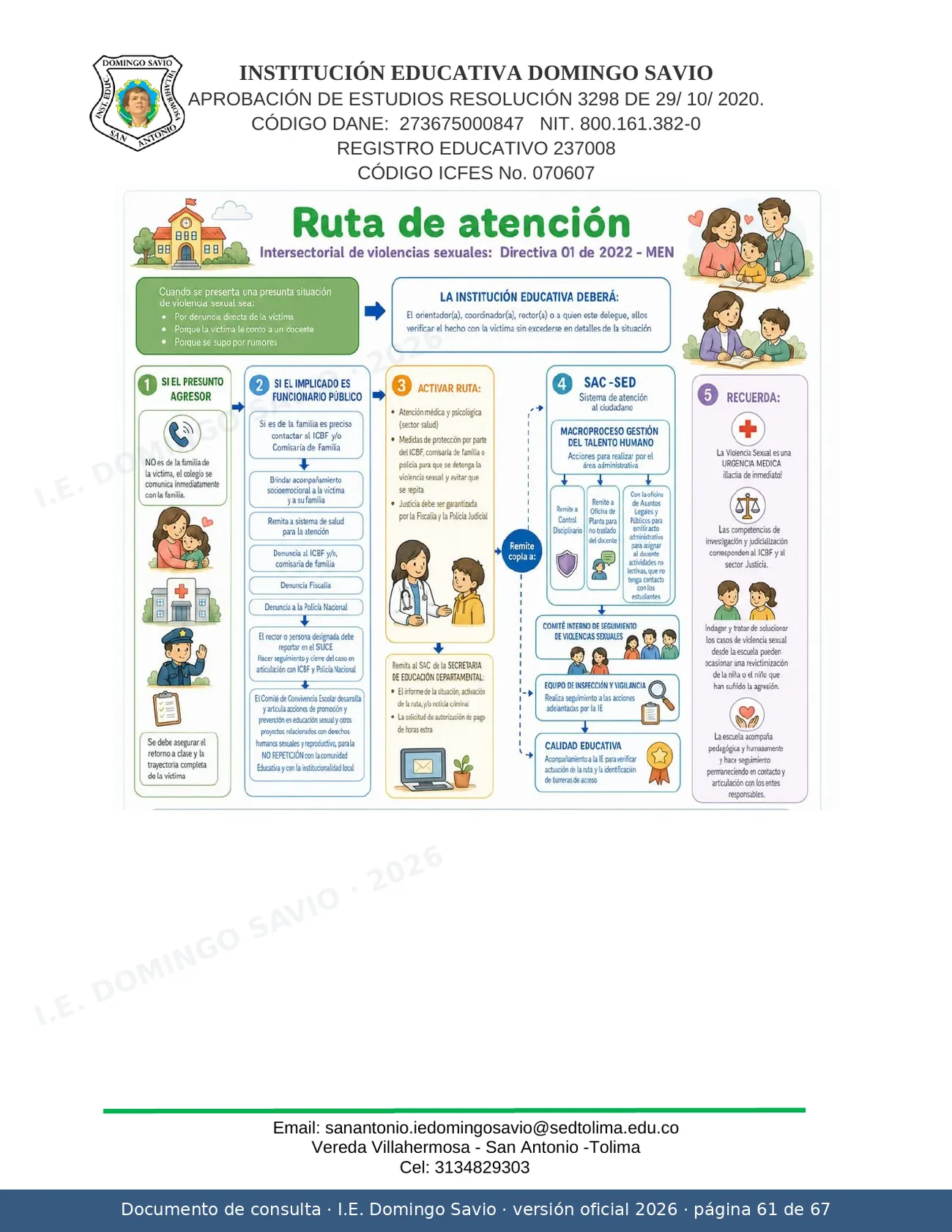 Manual de Convivencia 2026 — página 61 de 67