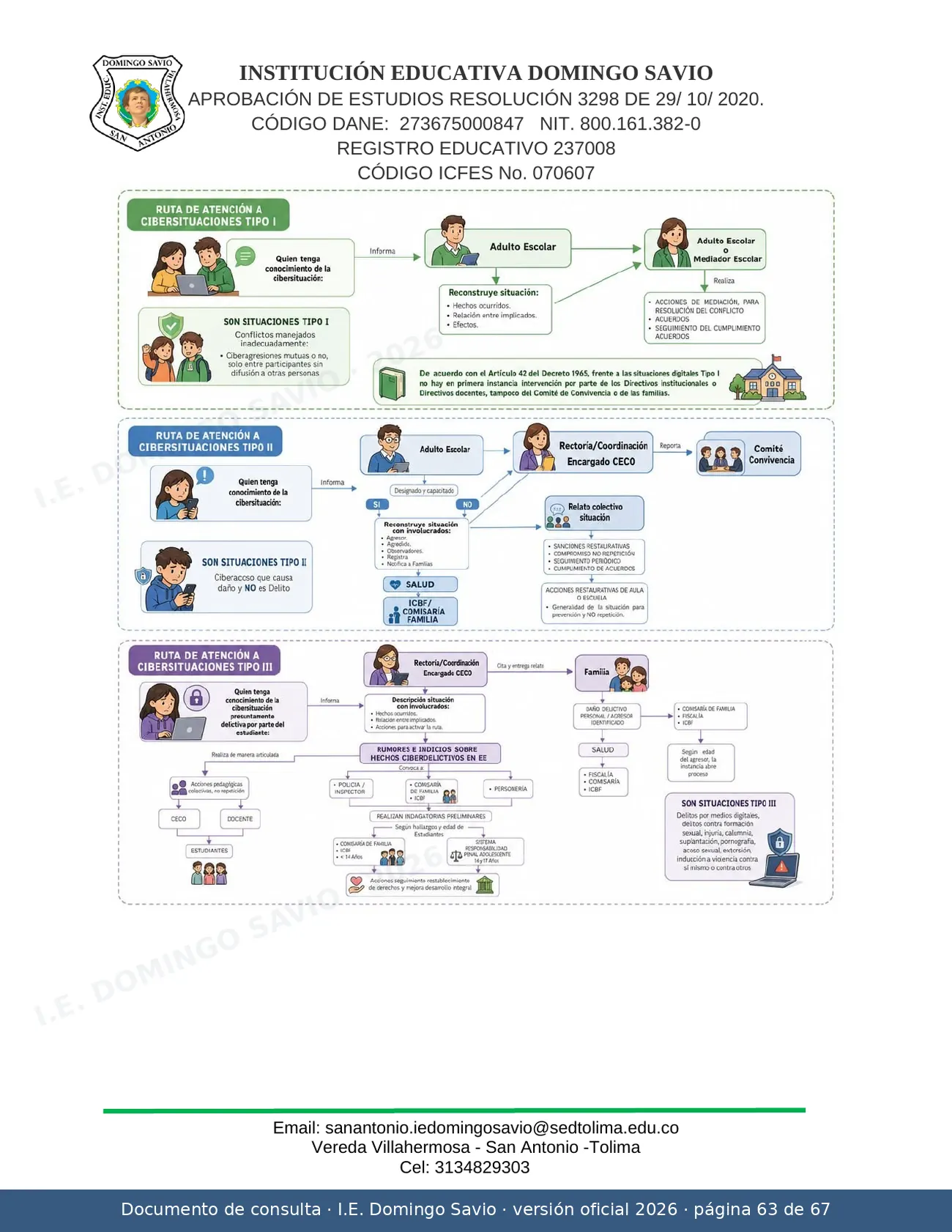 Manual de Convivencia 2026 — página 63 de 67
